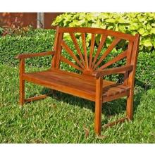 International Caravan Acacia Wood Sapporo Bench - Stain - VF-4307