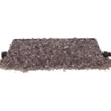Peterson Fyre Glass 18 Inch Bronze Vented Natural Gas Fire Glass Set With G45 Glass Burner And Basic On/Off Remote