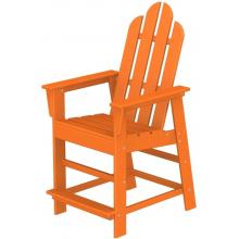 Poly-Wood Recycled Plastic Wood Long Island Adirondack Counter Bar Stool