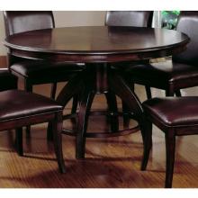 Hillsdale Nottingham Curved Round Pedestal Dining Table - Dark Walnut - 4077dtb
