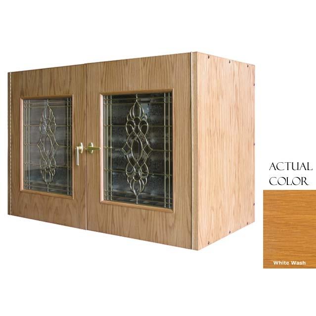 Vinotemp VINO-296B-WW 224 Bottle Wine Cellar - Glass Doors / Whitewash Cabinet