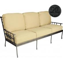 Windham Castings Provence Casual Back Sofa Frame Only, Black
