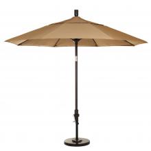 California Umbrella 7.5-Ft. Octagonal Market Umbrella With Crank Lift And Collar Tilt - Cork