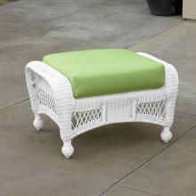North Cape Montego Ottoman - White