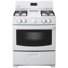 Danby Ranges 30 Inch With Electronic Ignition And Glass Door Gas Range White - DR3099WGLP