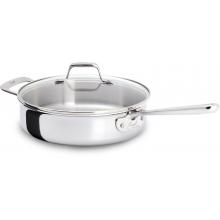 Emerilware By All-Clad 4-Quart Pro-Clad Stainless Saute Pan With Helper Handle And Lid - E9833764