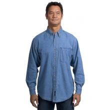Port Authority Long Sleeve Denim Shirt Medium - Faded Denim
