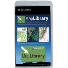 DeLorme Map Library Annual Subscription Card - 1 Year Of Unlimited Service
