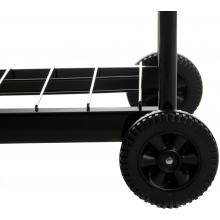Rubber Wheels and Wire Bottom Rack