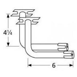 Galvanized Steel L-Shaped Venturi 75702 Galvanized Steel L-Shaped Venturi 75702