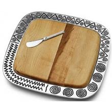 Wilton Armetale Reggae Medium Square Cheeseboard Round - 820584