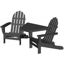 Poly-Wood Recycled Plastic Wood Classic Adirondack Bench