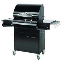 Outdoor GreatRoom Company 24 Inch Legacy Cook Number Black Porcelain Natural Gas Grill On Cart