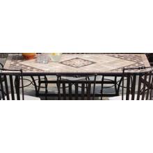 Alfresco Home Basilica Wrought Iron Dining Table