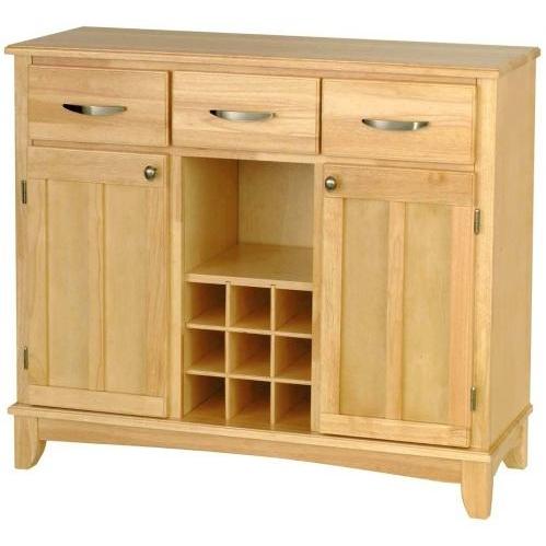 Home Styles Large Buffet Server With Wood Top - Natural - 5100-0011