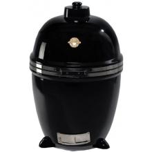 Grill Dome Large Charcoal Ceramic Grill Infinity Series BBQ Kamado Grill  - Black