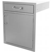 Kingston Series 21 Inch Single Door & 4 Inch Drawer Combo Side View
