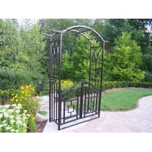 Oakland Living Mississippi Royal Arbor With Gate - Black
