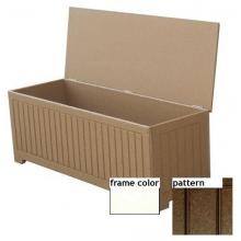 Eagle One Recycled Plastic Sydney Flat Top Deck Box New England Pattern - White