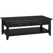Home Styles Bedford Cocktail Table With Shelf - Ebony - 5531-21