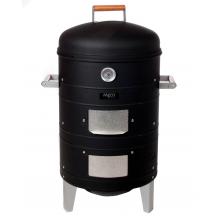 Meco Smokers - 5023I Charcoal Water Smoker - Black