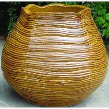 Alfresco Home Catalina Small Planter - Terra Gold