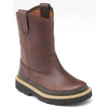 Rocky Georgia Infant Wellington Pull-On Work Boots - Soggy Brown - Size 4