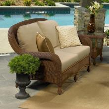 North Cape Montclair Wicker Loveseat - Cedar