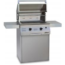 Solaire Gas Grills 27 Inch Deluxe All Infrared Propane Gas Grill On Square Cart Base