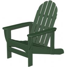 Poly-Wood Recycled Plastic Wood Classic Adirondack Reclining Lounge Chair