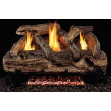 Peterson Gas Logs 24 Inch Split Oak Vent Free Gas Log Set With ANSI Certified G9 Burner And Manual Safety Pilot
