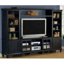 Hillsdale Grand Bay Entertainment Wall Unit 61 Black - 6123LEC
