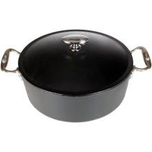 Lodge Dutch Ovens 7 Quart Seasoned Signature Series Cast Iron Dutch Oven - SS12D