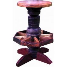 Groovy Stuff Rustic Teak Wood Rodeo Bar Stool - TF-225-30