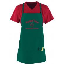 Augusta Medium Apron With Pouch - Dark Green
