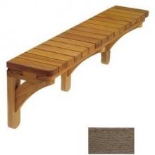 A&B Accessories Recycled Plastic Spa Mount Table/Bar: Piano Key Style - 48 Inch Driftwood