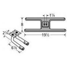 Cast Iron H Twin, Centered, 1.25 Inch Offset Burner 20602-709LR