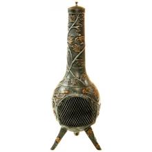 Oakland Living Hummingbird Chimenea - Antique Pewter