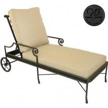 Windham Castings Catalina Deep Seating Chaise Lounge Frame Only, Black