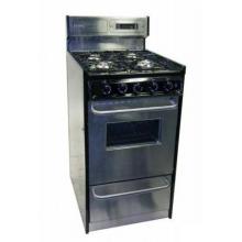 Haier Range Gas Free-Standing With Pilot Ignition 24 Inch, Stainless Steel - HGRA242QABS