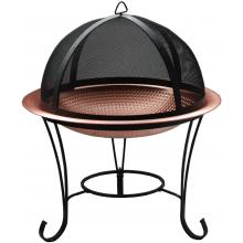 Fire Sense 30 Inch Round Copper Cocktail Fire Pit