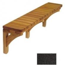 A&B Accessories Recycled Plastic Spa Mount Table/Bar: Piano Key Style - 48 Inch Espresso