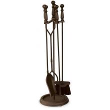 UniFlame 5 Piece Bronze Fireset With Ball Handles