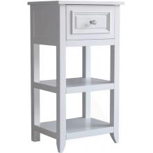 Elegant Home Fashions Dawson Floor Cabinet With One Drawer And Shelves 6858