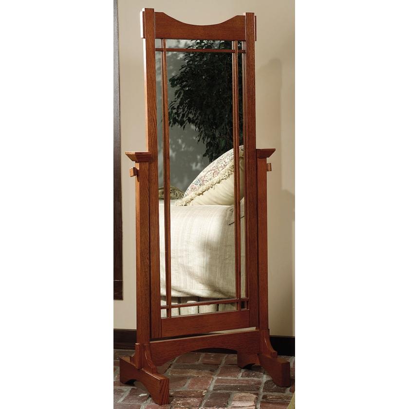 Powell Furniture - Mission Oak Cheval Mirror - 993-230