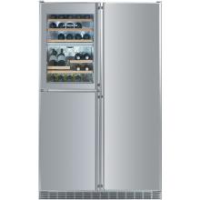 Liebherr SBS-246 21.8 Cu. Ft. Capacity 5 Zone Built-In Side-By-Side Refrigerator / Freezer - Stainless Steel
