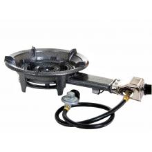 Cajun Cookware Burners Cadillac Cooker Cast Iron Gas Burner - Side View