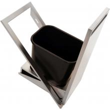 BBQ Guys 300 Series Tilt-Out Trash Bin Tilted with Trashcan
