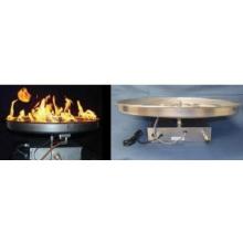 HPC 25 Inch Propane Gas Drop-In Fire Pit Kit With 18 Inch Burner And On/Off Remote