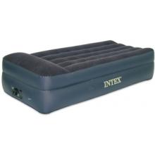 Intex Pillow Rest Air Bed, Twin, Built In 120 Volt AC Pump